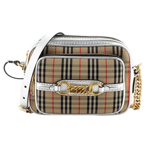 BURBERRY 1983 Check Link Camera Bag Multi 